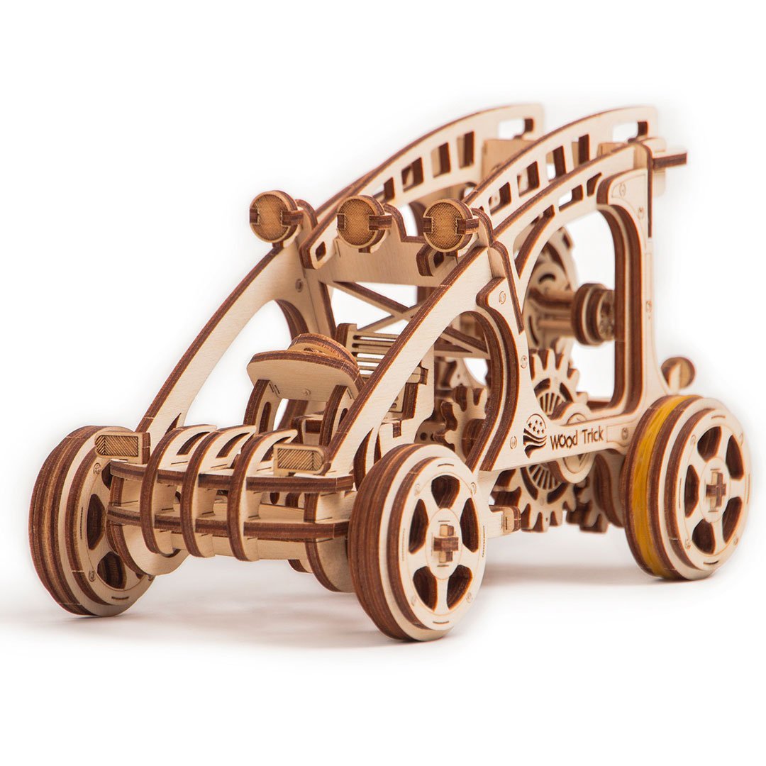 Wood Trick "Buggy" - 3D dřevěné mechanické puzzle